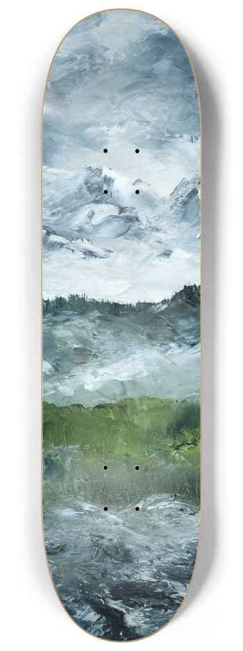 August Strindberg - Landscape Study 8.25 inch art skate deck