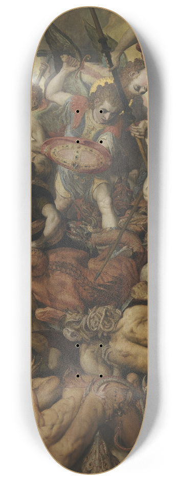 Frans Floris - The Fall of Rebelious Angels 8.25 inch art skate deck