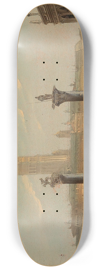 August Von Siegen - Venice, St Marks Square 8.25 inch art skate deck
