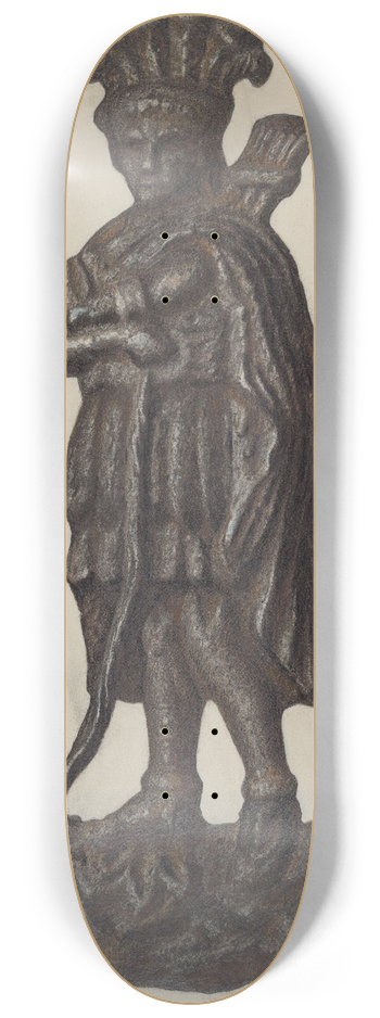 Austin L. Davison - Cast Iron Ornament 8.25 inch art skate deck