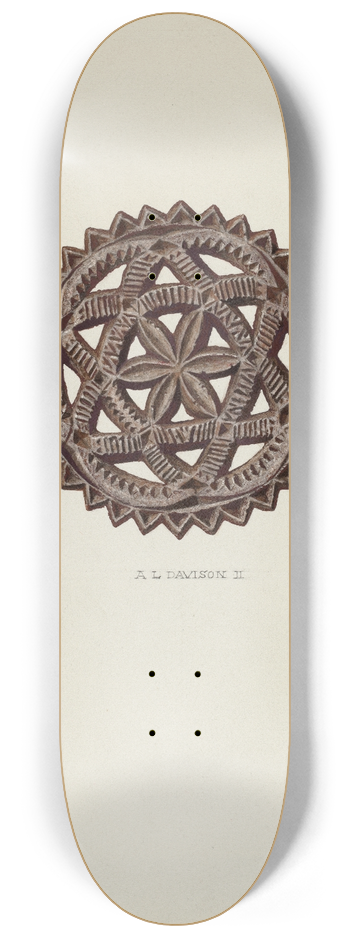 Austin L. Davison - Iron Stand 8.25 inch art skate deck