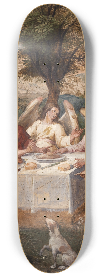 Avanzino Nucci - Abraham And The Three Angels 8.25 inch art skate deck