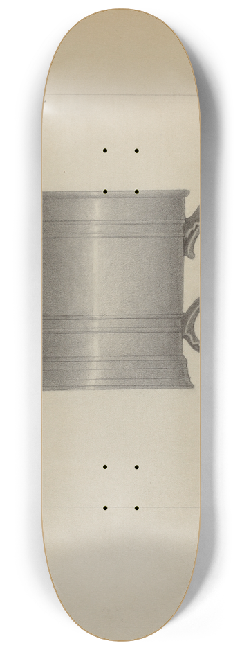 A. Zaidenberg - Pewter Mug 8.25 inch art skate deck