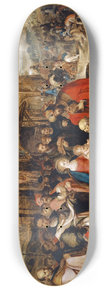 Frans Francken the Younger - The Adoration Of The Magi 8.25 inch art skate deck