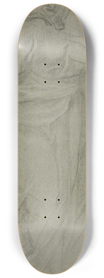 Baldassarre Franceschini - Standing Draped Female Figure 8.25 inch art skate deck