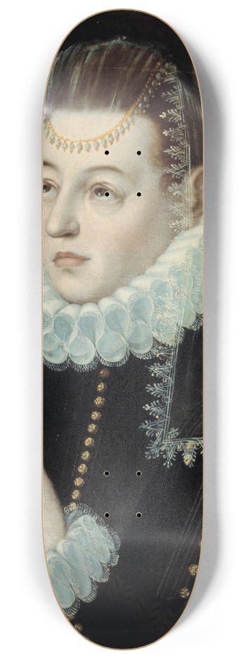 Baltasar de Echave Orio - Portrait of a Lady 8.25 inch art skate deck