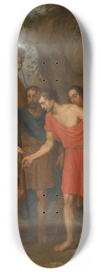 Balthasar Beschey - Joseph Sold by his Brothers 8.25 inch art skate deck