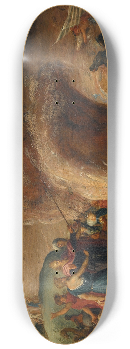 Frans Francken the Younger - The Crossing of the Red Sea 8.25 inch art skate deck