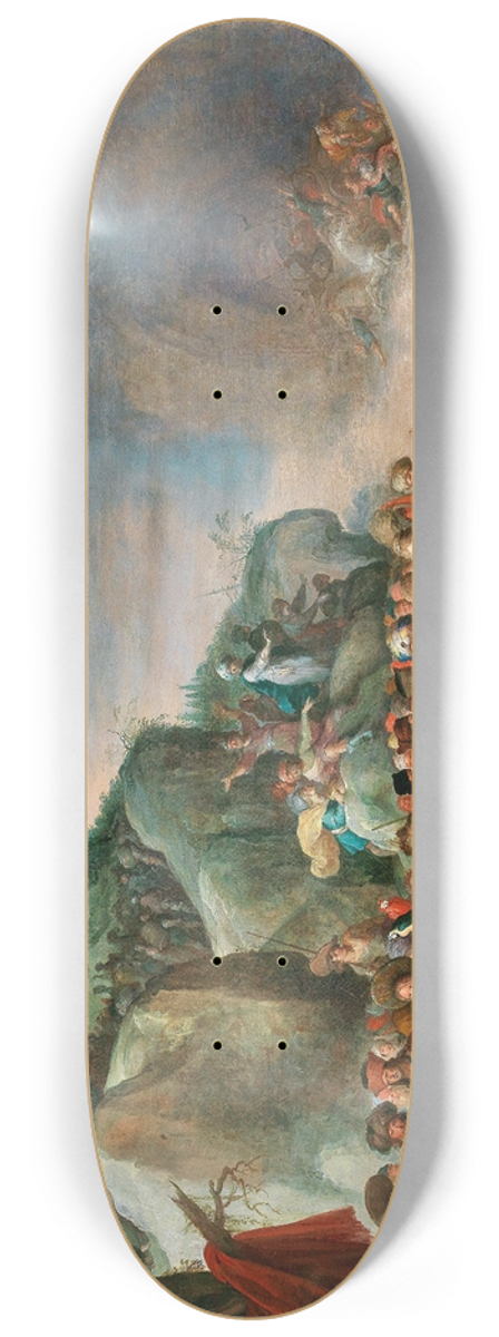 Frans Francken the Younger - The Crossing of the Red Sea 8.25 inch art skate deck
