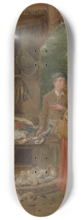 Balthazar Nebot - Fishmongers stall 8.25 inch art skate deck