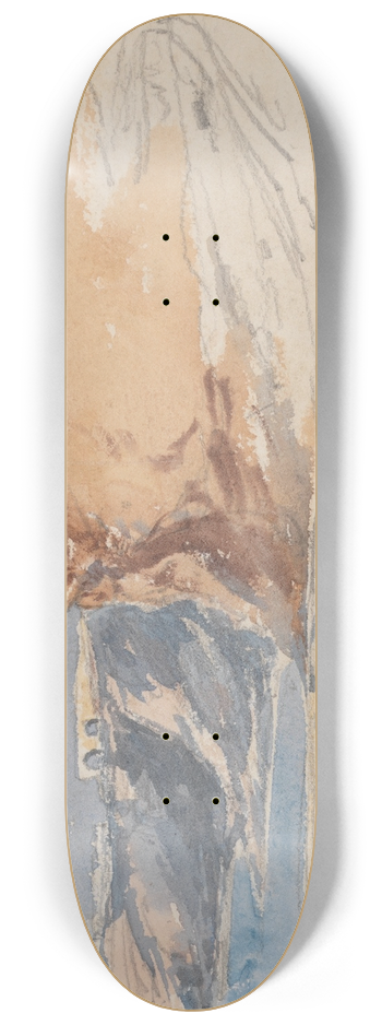 Barbara Bodichon - Sketchbook 8.25 inch art skate deck