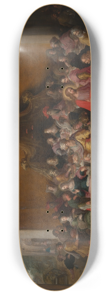 Frans Francken the Younger - The Marriage atCana 8.25 inch art skate deck