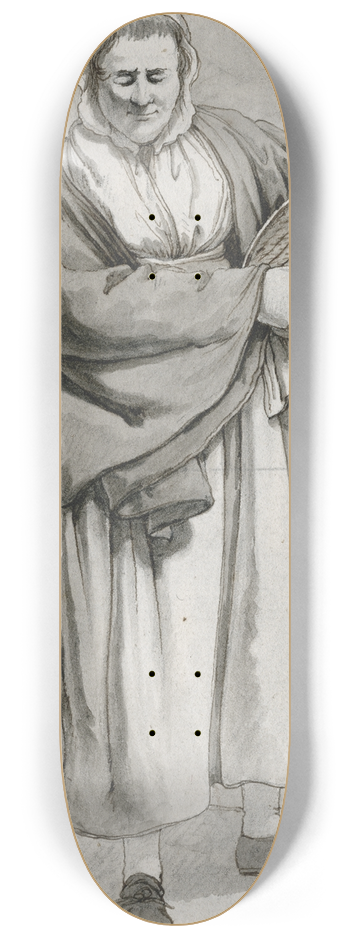 Barend Hendrik Thier - Staande vrouw 8.25 inch art skate deck