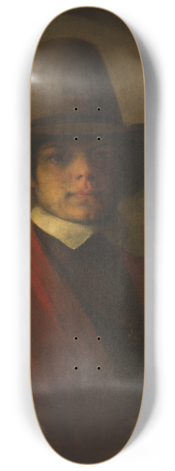 Barent Fabritius - Self-Portrait 8.25 inch art skate deck