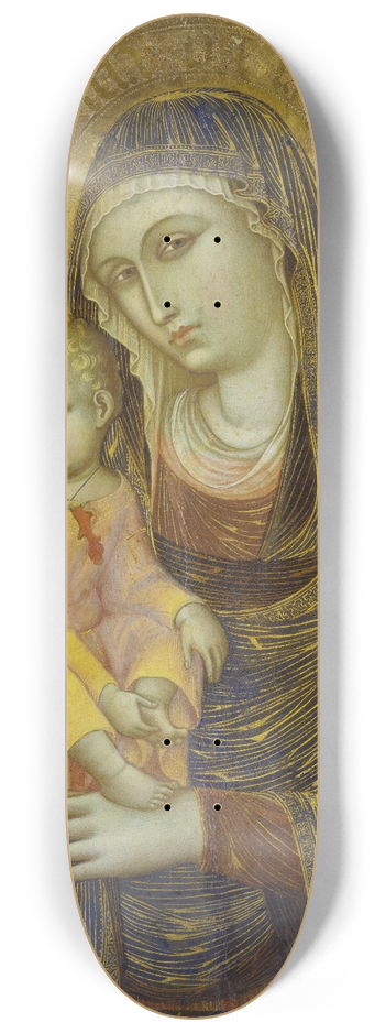 Barnaba Da Modena - Madonna and Child 8.25 inch art skate deck
