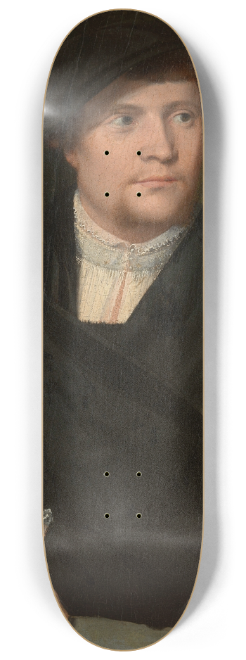 Barthel Bruyn the Elder - Portrait of a Man 2 8.25 inch art skate deck