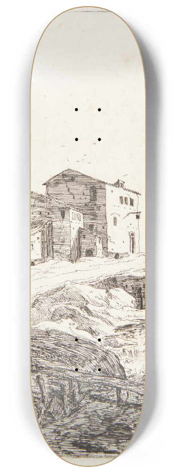 Bartholomeus Breenbergh - Herberg nr Prima Porta 8.25 inch art skate deck