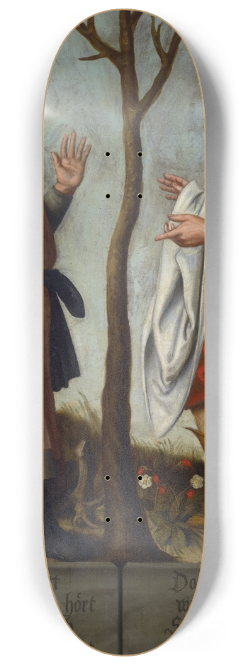 Bartholomus Sarburgh - The Prophets Jeremiah and Ezekiel 8.25 inch art skate deck