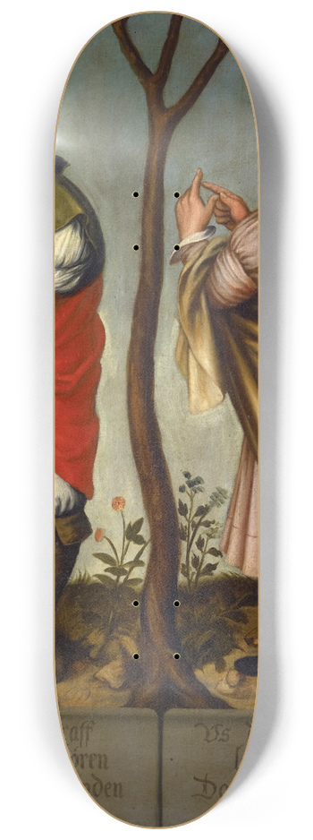 Bartholomus Sarburgh - The Prophets Zephaniah and Habakkuk 8.25 inch art skate deck