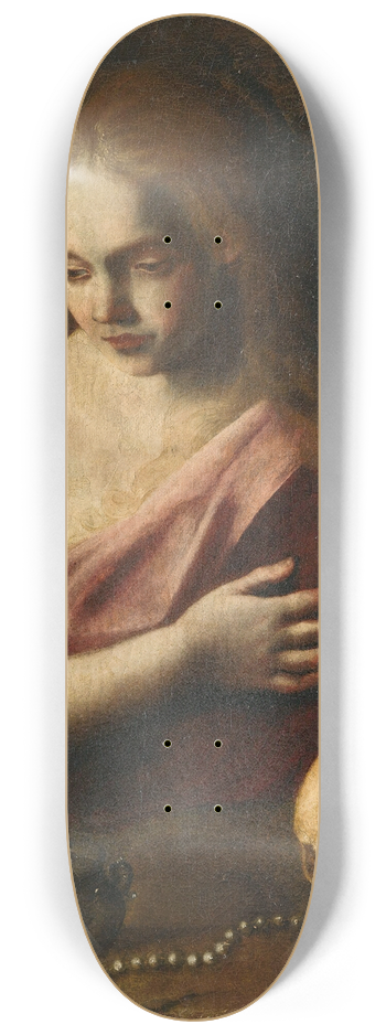 Bartolomeo Guidobono - Saint Mary Magdalen 8.25 inch art skate deck