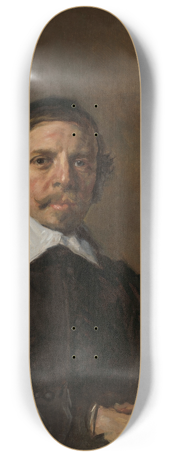 Frans Hals - Portrait of a Man, possibly a Clergyman 8.25 inch art skate deck