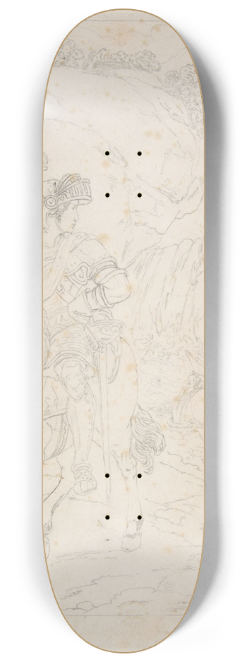 Bartolomeo Pinelli - Romantic Subject 8.25 inch art skate deck