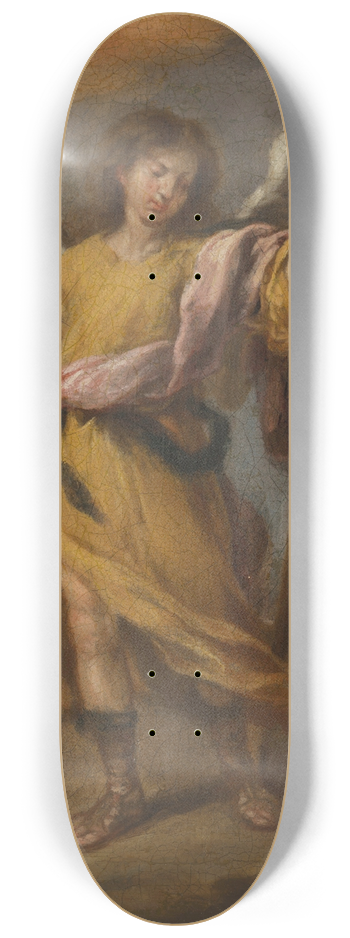 Bartolom Estebn Murillo - Archangel Raphael 8.25 inch art skate deck