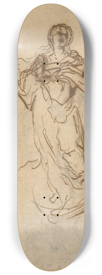 Bartolom Estebn Murillo - The Immaculate Conception 8.25 inch art skate deck