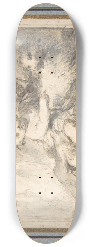 Bartolom Estebn Murillo - The Infant St. John the Baptist 8.25 inch art skate deck