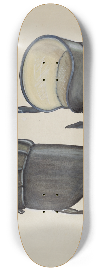 B. Berndt - Black Silk Bonnet 8.25 inch art skate deck