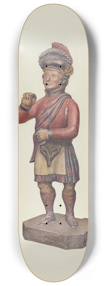 Beatrice DeKalb - Tradesmans Sign 8.25 inch art skate deck