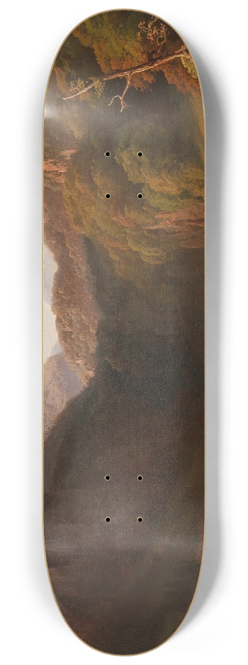 Albert Zimmermann - A View of Grossglockner from Kals 8.25 inch art skate deck