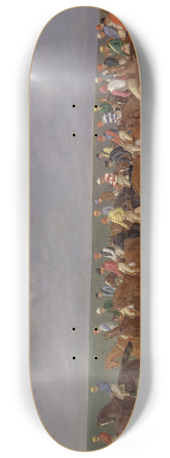Benjamin Herring - Silks and Satins of the Turf 8.25 inch art skate deck
