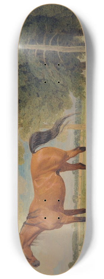 Benjamin Marshall - Broodmare With Foal, And A Terrier 8.25 inch art skate deck
