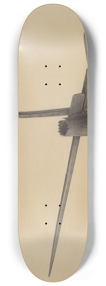 Benjamin Resnick - Miners Candlestick 8.25 inch art skate deck