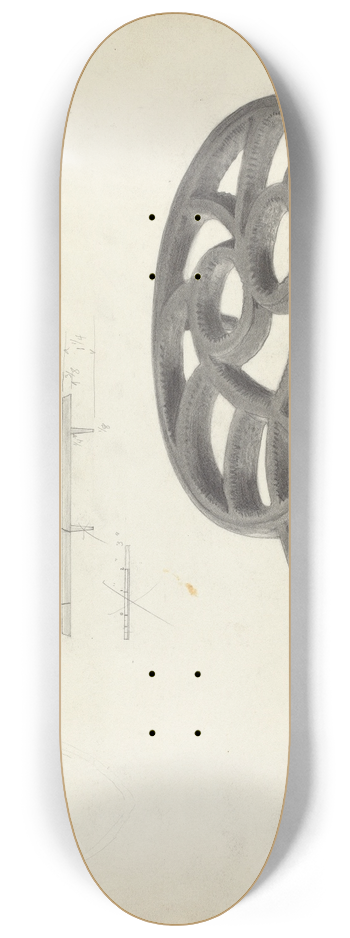 Benjamin Resnick - Trivet 8.25 inch art skate deck