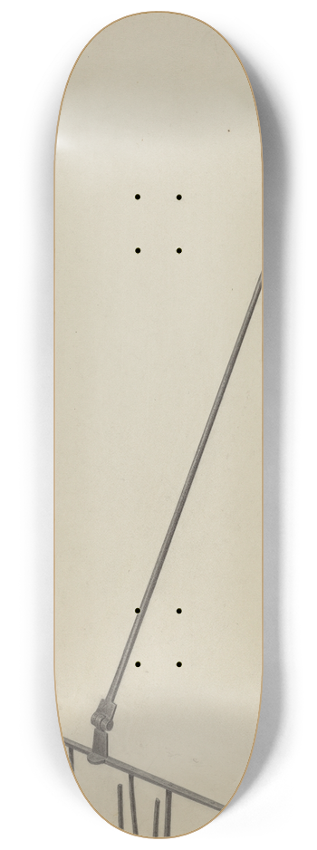 Benjamin Resnick - Wrought Iron Toaster 8.25 inch art skate deck