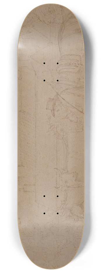 Benjamin West - A Farm near Windsor 8.25 inch art skate deck