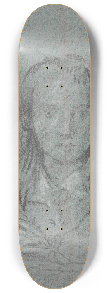 Benjamin West - Artists Son Writing 8.25 inch art skate deck