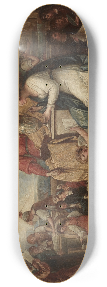 Benjamin West - British Manufactory; A Sketch 8.25 inch art skate deck