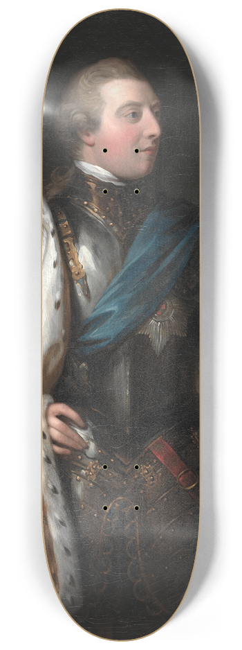 Benjamin West - George III 8.25 inch art skate deck
