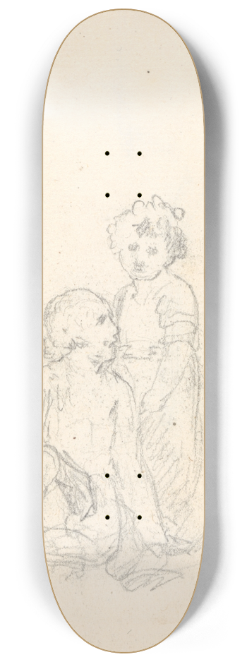 Benjamin West - Sketch 8.25 inch art skate deck
