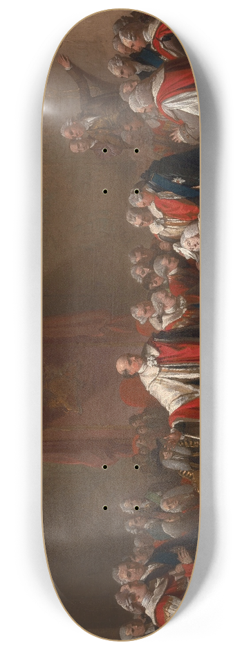 Benjamin West - The Death of Chatham 8.25 inch art skate deck