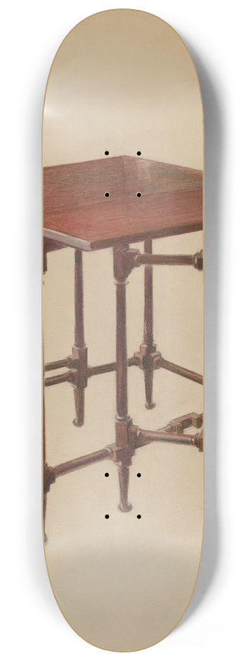 Bernard Gussow - Table (Drop-leaf) 8.25 inch art skate deck