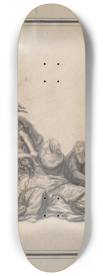 Bernard Picart - Vignette from the Galerie des Glaces, Versailles 8.25 inch art skate deck