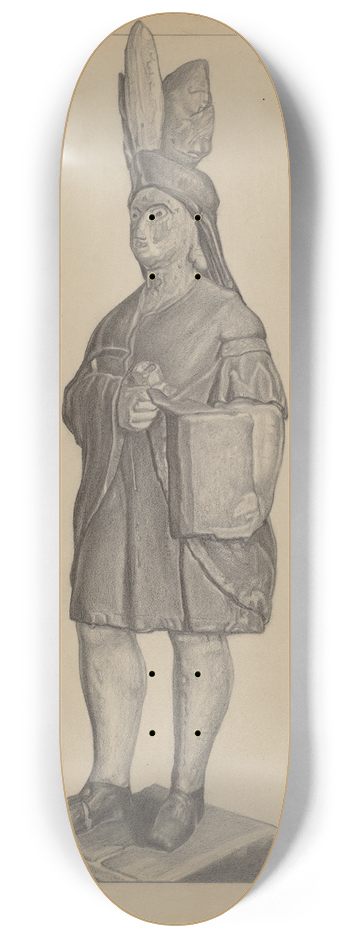 Bernard Westmacott - Cigar Store Indian 8.25 inch art skate deck