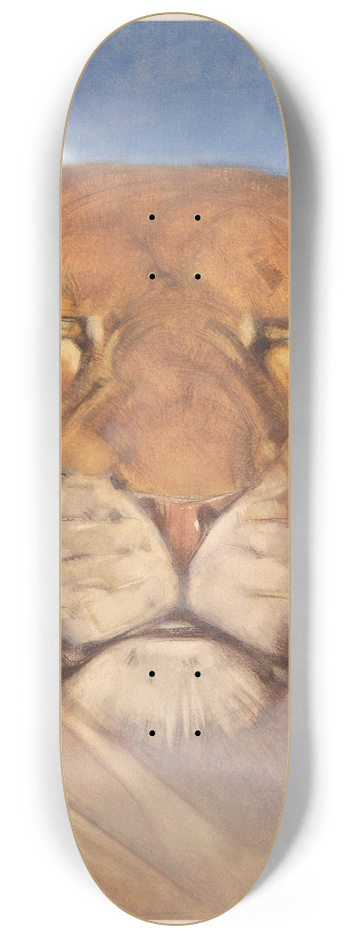 Bernard Willem Wierink - Kop van een leeuwin 8.25 inch art skate deck