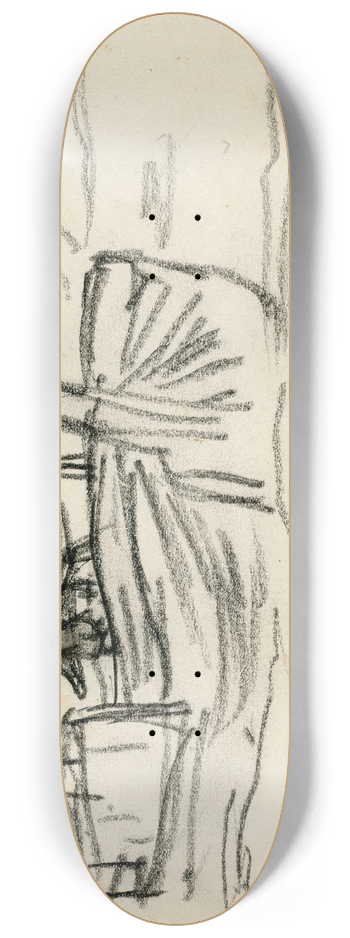 Frans Smissaert - Een zeilschip op zee 8.25 inch art skate deck