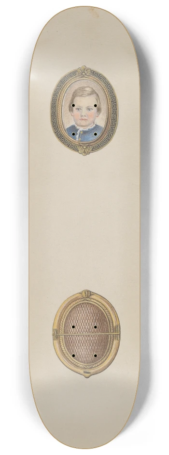 Bertha Semple - Brooch 8.25 inch art skate deck