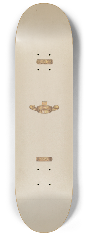 Bertha Semple - Wedding Ring 8.25 inch art skate deck